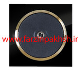 پریز برق فیش آنتن توکار دلند مدل آوا پلکسی قاب مشکی