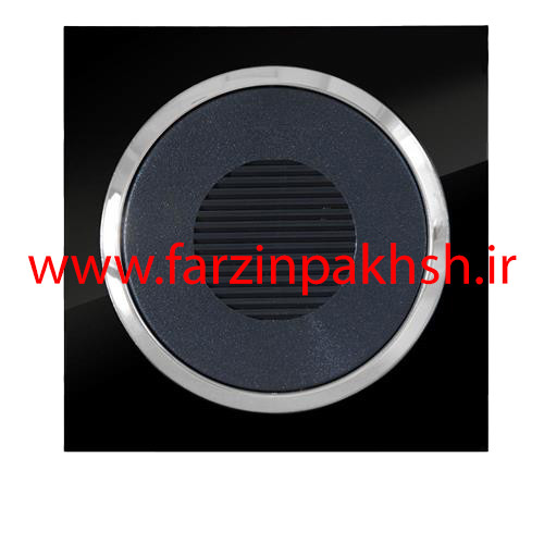 پریز زنگ اخبار (بیزر) توکار دلند مدل آوا پلکسی قاب مشکی