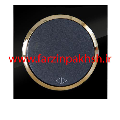کلید کراکس (صلیبی) توکار دلند مدل آوا پلکسی قاب مشکی