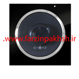 کلید دیمر فن(جدید) توکار دلند مدل آوا پلکسی قاب مشکی