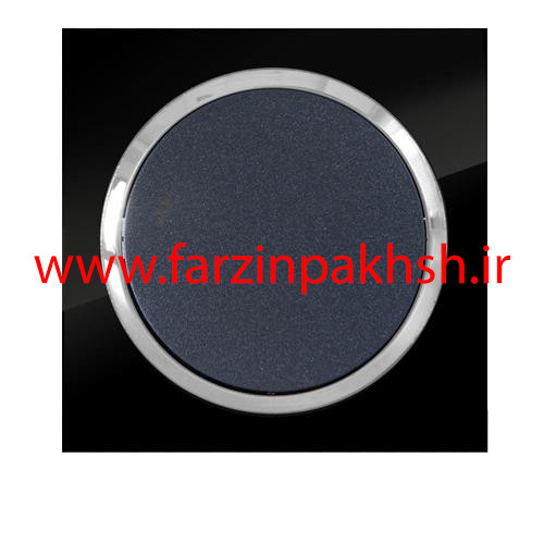 کلید یک پل توکار دلند مدل آوا پلکسی قاب مشکی