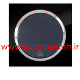 کلید شاسی زنگ توکار دلند مدل آوا پلکسی قاب مشکی