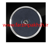 پریز برق فیش آنتن توکار دلند مدل آوا پلکسی قاب مشکی