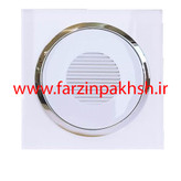 پریز زنگ اخبار (بیزر) توکار دلند مدل آوا پلکسی قاب سفید