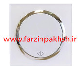 کلید کراکس (صلیبی) توکار دلند مدل آوا پلکسی قاب سفید