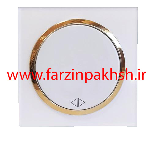 کلید کراکس (صلیبی) توکار دلند مدل آوا پلکسی قاب سفید