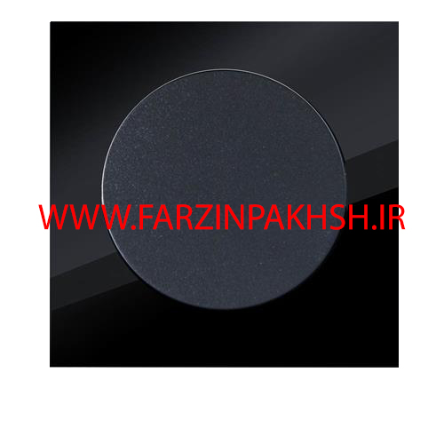 کلید یک پل توکار دلند مدل آوا پلکسی قاب مشکی
