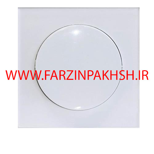 کلید یک پل توکار دلند مدل آوا پلکسی قاب سفید