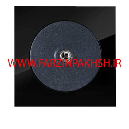 پریز برق فیش آنتن توکار دلند مدل آوا پلکسی قاب مشکی