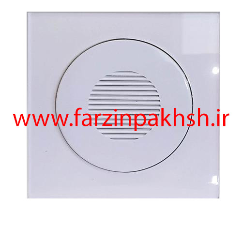 پریز زنگ اخبار(بیزر) توکار دلند مدل آوا پلکسی قاب سفید