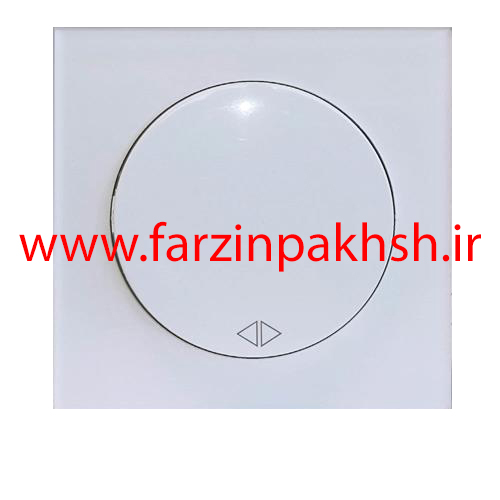 کلید کراکس (صلیبی) توکار دلند مدل آوا پلکسی قاب سفید