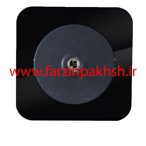 پریز برق فیش آنتن توکار دلند مدل آدا پلکسی قاب مشکی