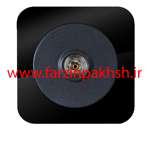 پریز برق فیش بلندگو توکار دلند مدل آدا پلکسی قاب مشکی