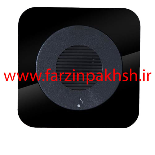 پریز زنگ ملودی توکار دلند مدل آدا پلکسی قاب مشکی