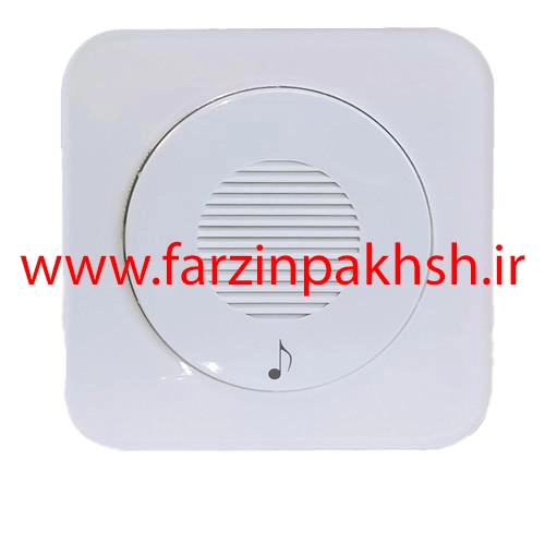پریز زنگ ملودی توکار دلند مدل آدا پلکسی قاب سفید