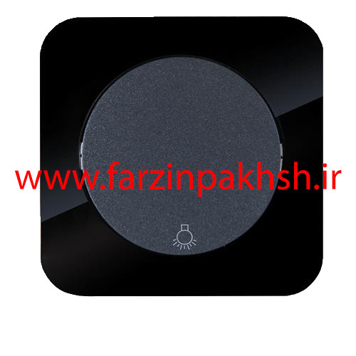 کلید شاسی راه پله توکار دلند مدل آدا پلکسی قاب مشکی