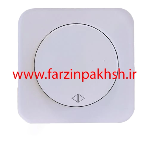 کلید کراکس (صلیبی) توکار دلند مدل آدا پلکسی قاب سفید
