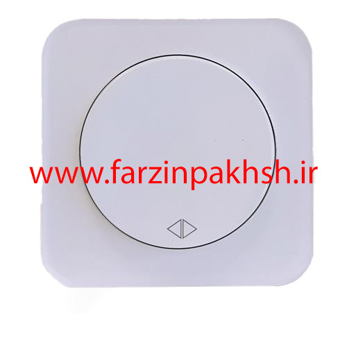 کلید کراکس (صلیبی) توکار دلند مدل آدا پلکسی قاب سفید