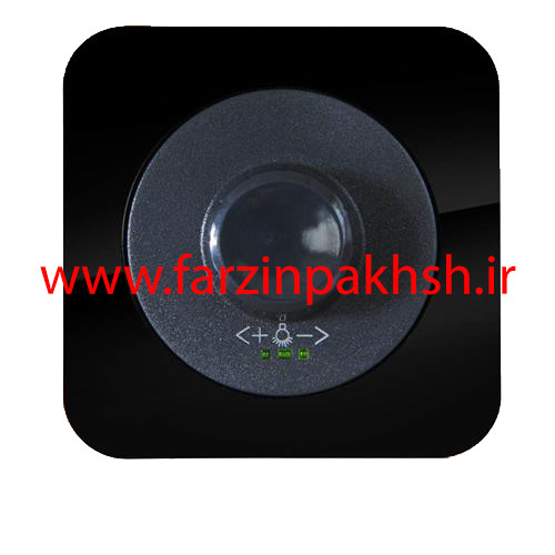 کلید دیمر لامپ توکار دلند مدل آدا پلکسی قاب مشکی