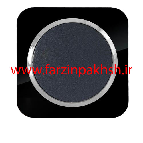کلید یک پل توکار دلند مدل آدا پلکسی قاب مشکی