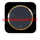 کلید شاسی راه پله توکار دلند مدل آدا پلکسی قاب مشکی