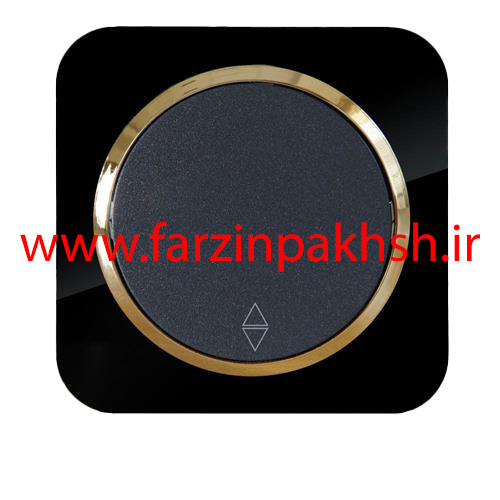 کلید تبدیل توکار دلند مدل آدا پلکسی قاب مشکی