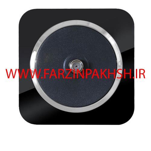 پریز برق آنتن ماهواره (sat) توکار دلند مدل آدا پلکسی قاب مشکی