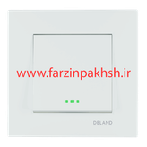 کلید و پریز توکار سفید دلند مدل آسا