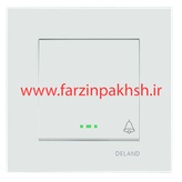 کلید و پریز توکار سفید دلند مدل آسا