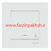 کلید و پریز توکار سفید دلند مدل آسا