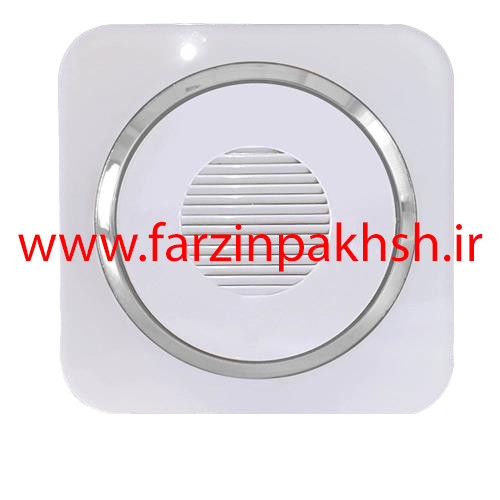 پریز زنگ اخبار (بیزر) توکار دلند مدل آدا پلکسی قاب سفید