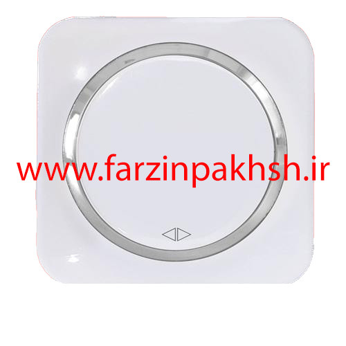 کلید کراکس (صلیبی) توکار دلند مدل آدا پلکسی قاب سفید