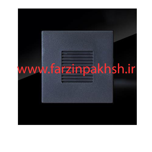 کلید و پریز توکار دلند مدل آسا پلکسی مشکی