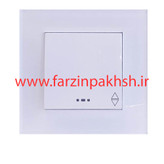 کلید و پریز توکار دلند مدل آسا پلکسی سفید