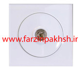 کلید و پریز توکار دلند مدل آوا پلکسی سفید