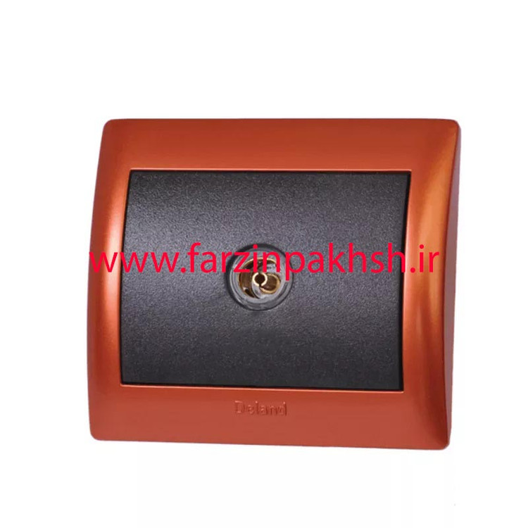 پریز فیش آنتن ماهواره(SAT) توکار دلند مدل آریا با قاب رنگی