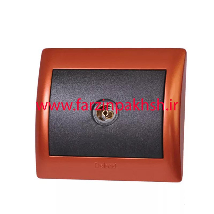 پریز فیش آنتن ماهواره(SAT) توکار دلند مدل آریا با قاب رنگی