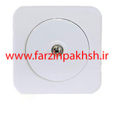 کلید و پریز توکار دلند مدل آدا پلکسی سفید