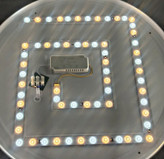 چراغ سقفی روکار 36 وات سه حالته گرد مودی مدل IR_MD6136R_C