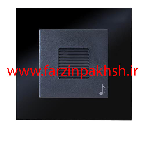 پریز زنگ دینگ دانگ توکار دلند مدل آسا پلکسی مشکی