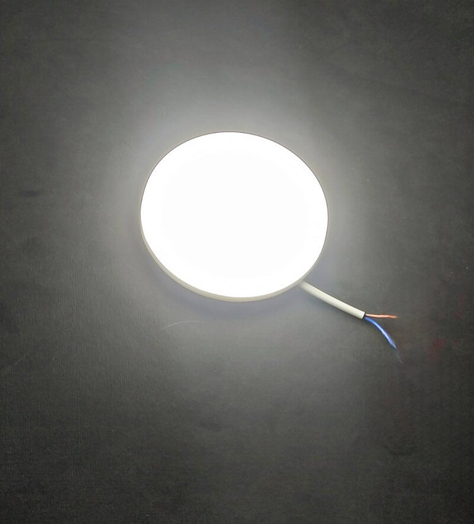 چراغ پنلی فول لایت فنر متحرک SMD توکار 8 وات دایره اپتونیکا مدل IR-OP1708R