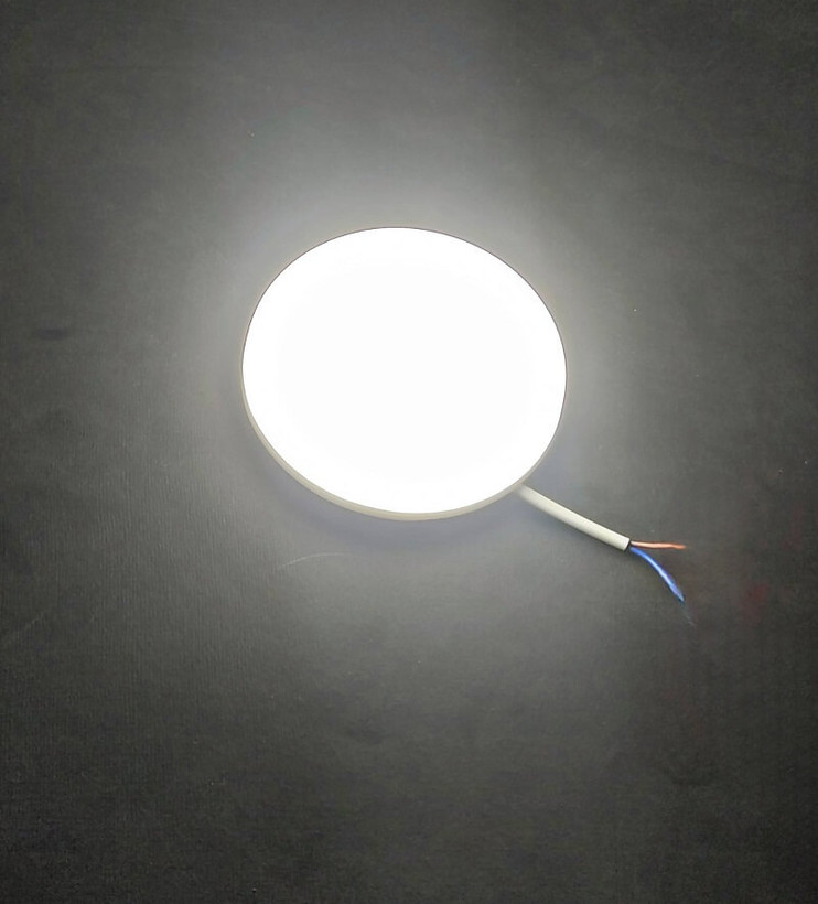 چراغ پنلی فول لایت فنر متحرک SMD توکار 8 وات دایره اپتونیکا مدل IR-OP1708R