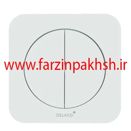 کلید دو پل توکار دلند مدل آدا
