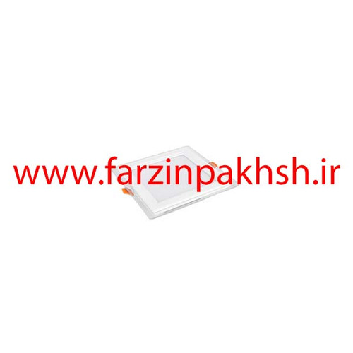 چراغ پنلی SMD توکار 12 وات مربعی پارس شعاع توس مدل گلاریس