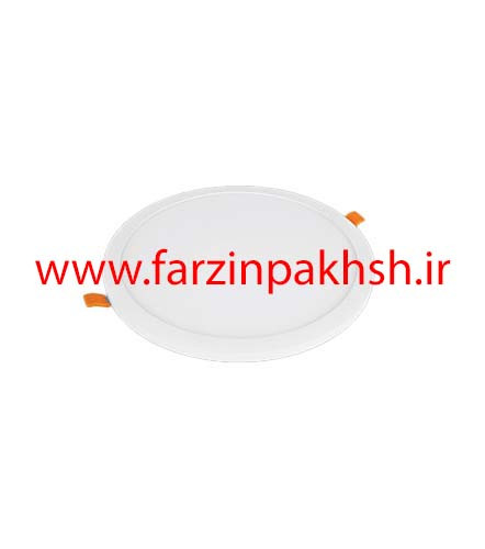 چراغ پنلی SMD توکار 18 وات دایره ای پارس شعاع توس مدل اسلیم