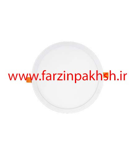 چراغ پنلی SMD توکار 18 وات دایره ای پارس شعاع توس مدل اسلیم