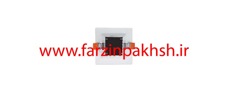 چراغ پنلی SMD توکار 7 وات مربعی پارس شعاع توس مدل سولاریس