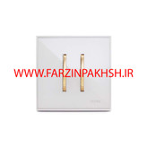 کلید و پریز توکار ویرا مدل شهاب سفید زه سفید