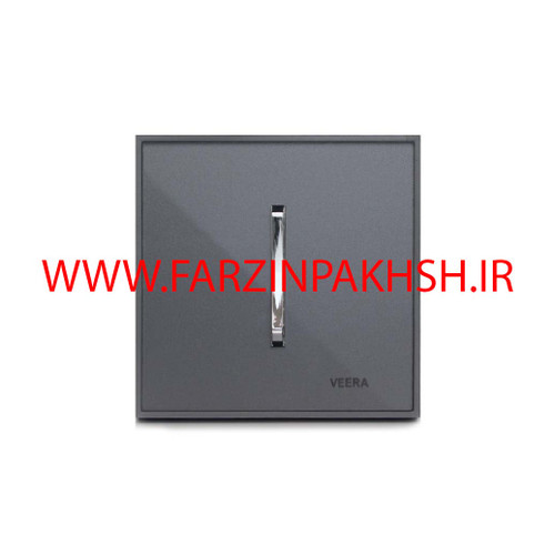 کلید و پریز توکار ویرا مدل شهاب نوک مدادی زه استیل