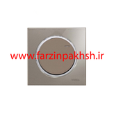 کلید و پریز توکار ویرا مدل آلفا جنس گلس اسپرت زه استیل رنگ بژ